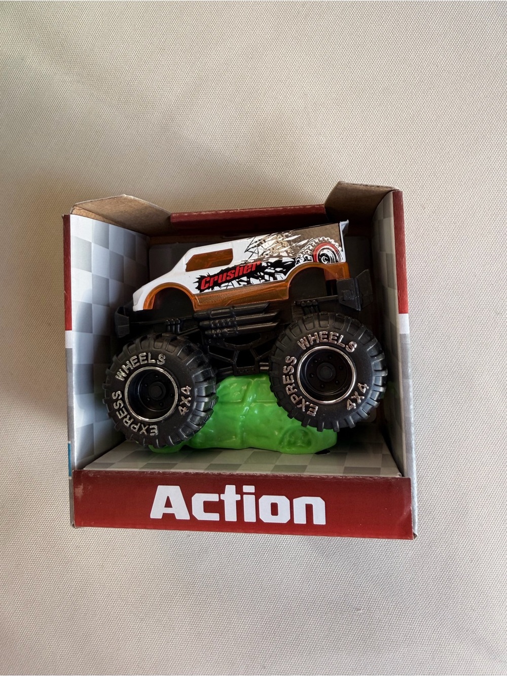 Turbo Wheels Mini Crusher 4x4 Monster Truck Toy – New in Box